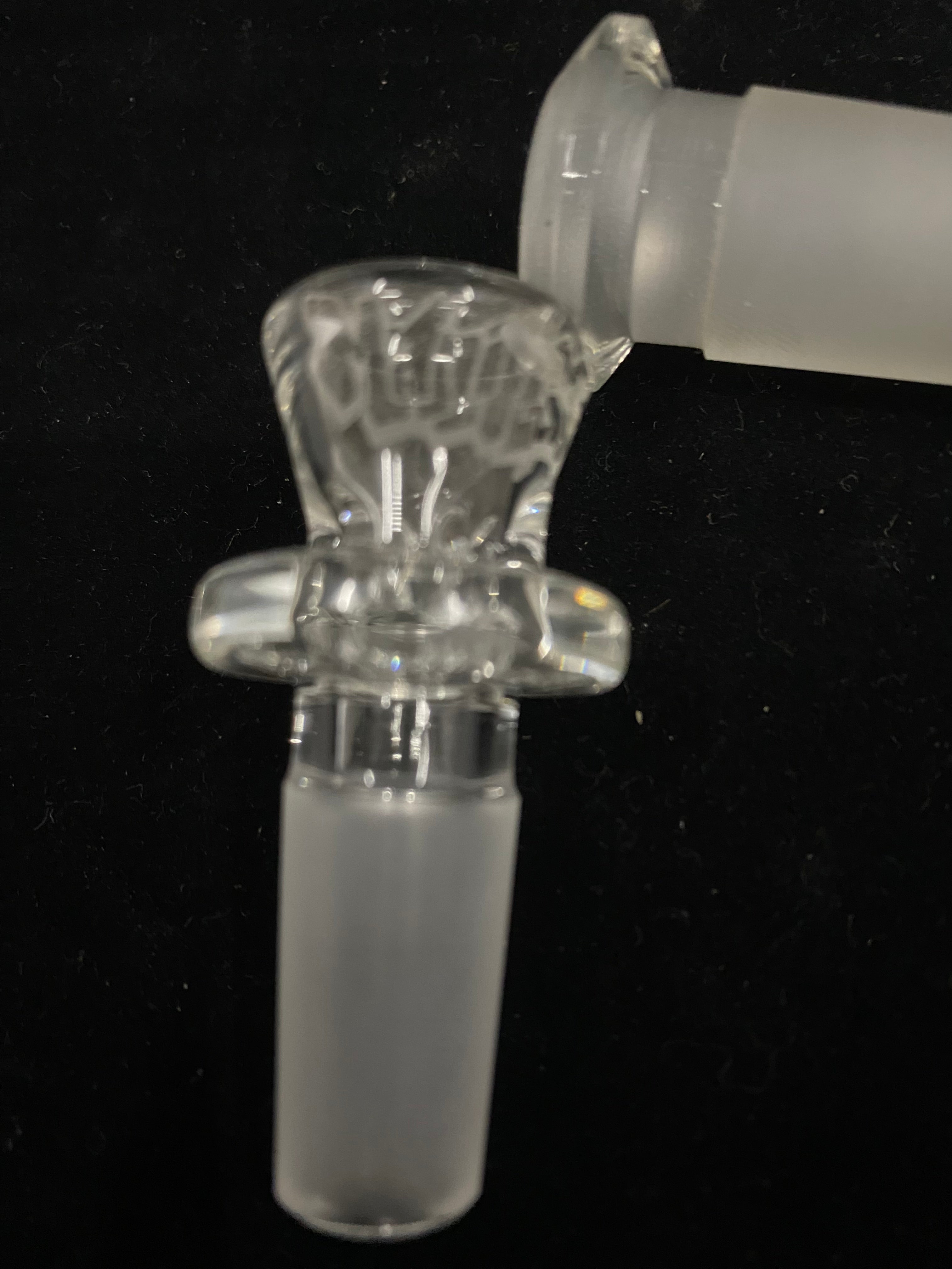 Manifest Glassworks - Triple Perc with Purple and Black Lion