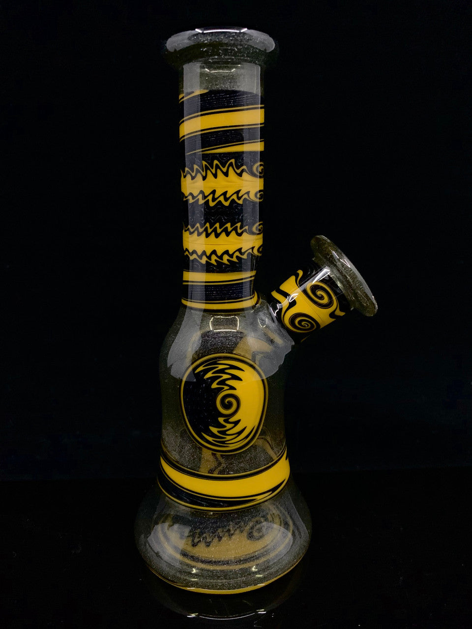Natey Love Glass - Wu-Tang Multi-Section Tube with Matching Slide - Steel Wool Mix