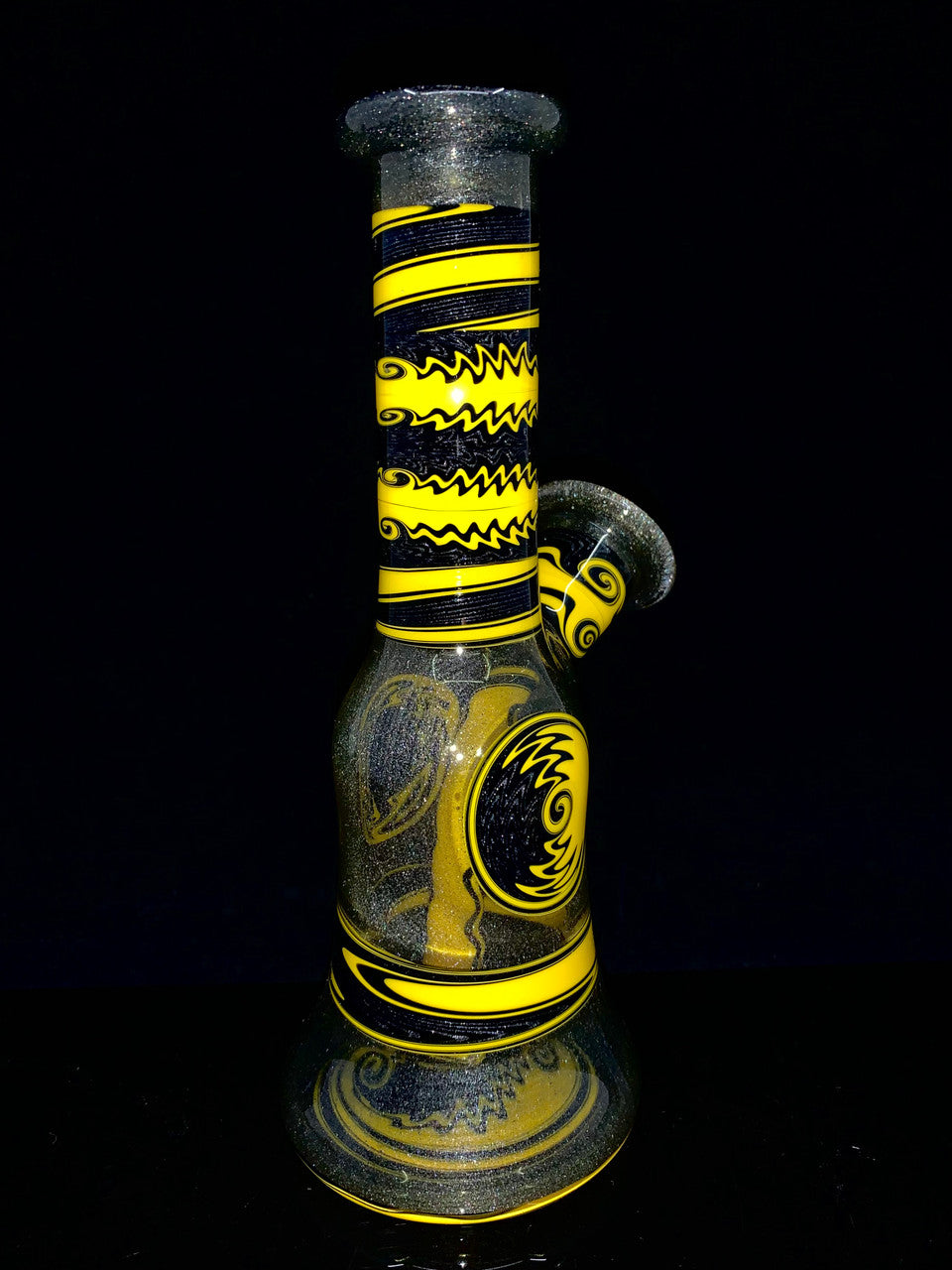 Natey Love Glass - Wu-Tang Multi-Section Tube with Matching Slide - Steel Wool Mix